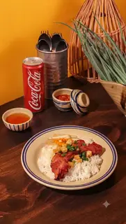 Hình ảnh Combo cơm tấm sườn cọng - Coke