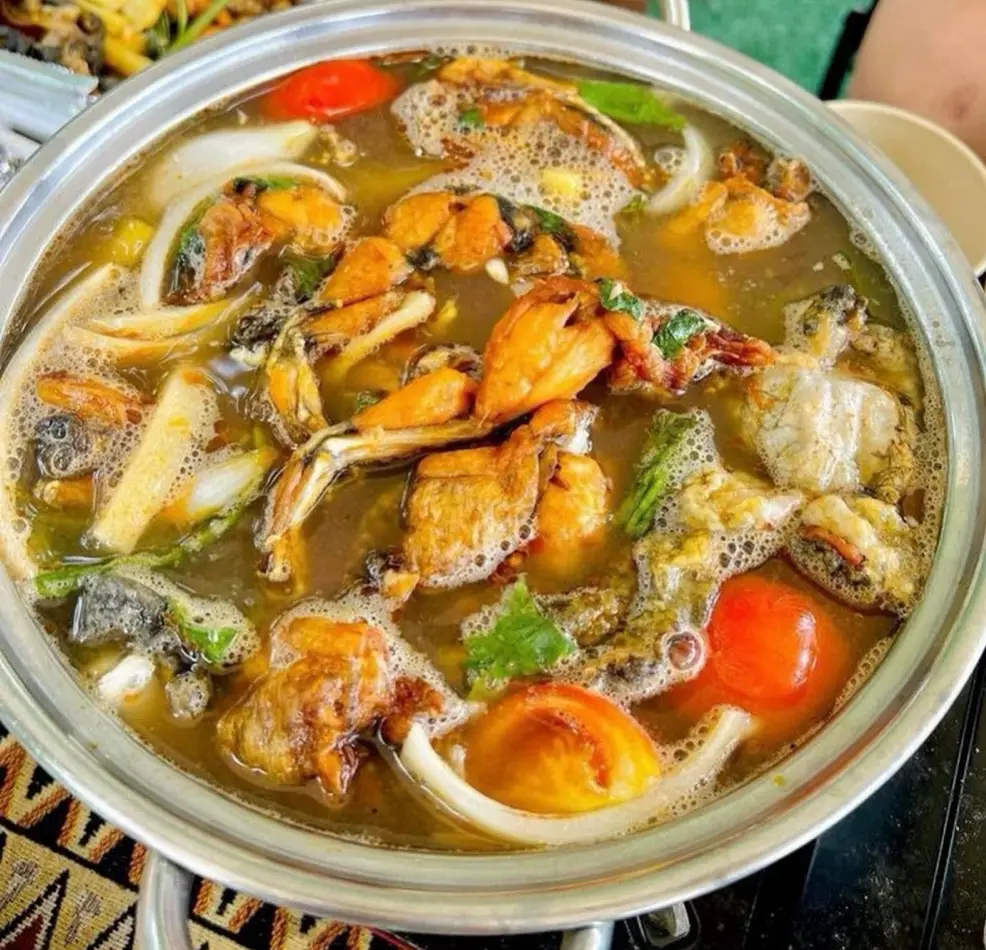 Hình ảnh Lẩu Ếch măng chua 
