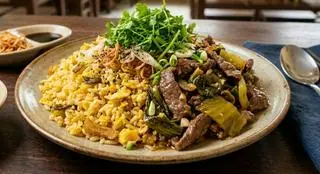 Hình ảnh Cơm chiên dưa bò