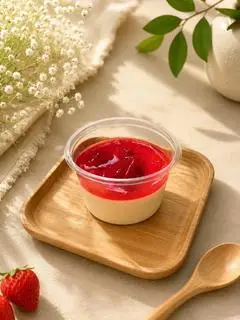 Hình ảnh Panna Cotta Vị Dâu