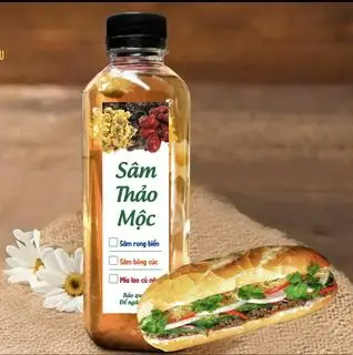 Hình ảnh Bánh mì truyền thống + Trà bông cúc 