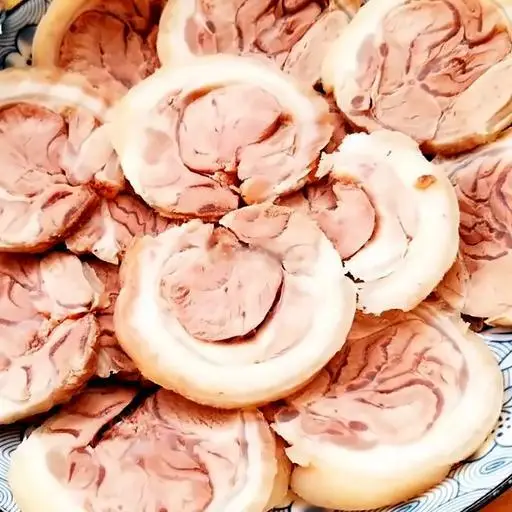 Hình ảnh Cơm thịt chân giò luộc