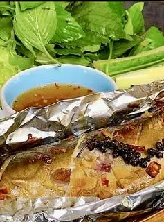 Hình ảnh Cá Sapa Giấy Bạc Nướng Lu
