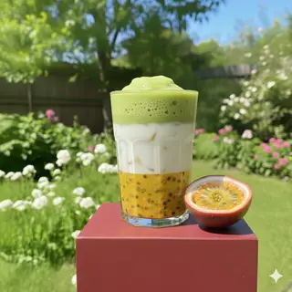 Hình ảnh Matcha Latte Passion Fruit