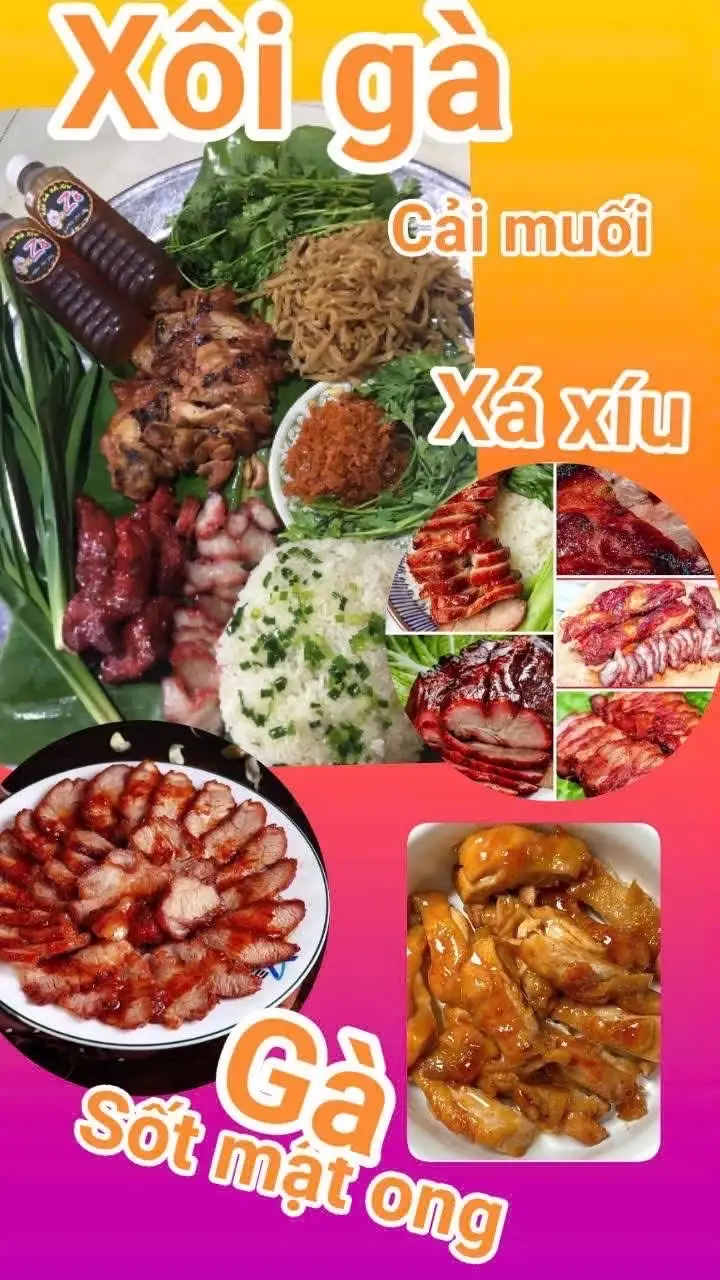Hình ảnh Xôi gà - xá xíu