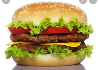 Hình ảnh Hamburger Thịt Bò + Phô Mai
