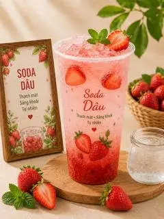 Hình ảnh Soda Dâu