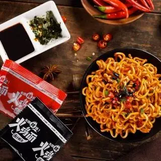 Hình ảnh mỳ cay trộn khô tự chọn topping