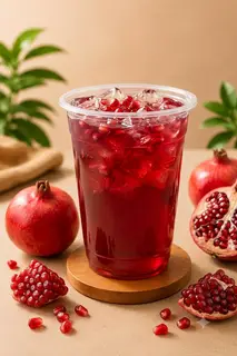 Hình ảnh ly 700ml nước ép lựu