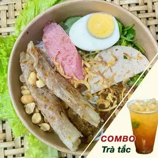 Hình ảnh Combo bún khô Bình Định - trà tắc