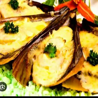 Hình ảnh Sò mai nướng phô mai