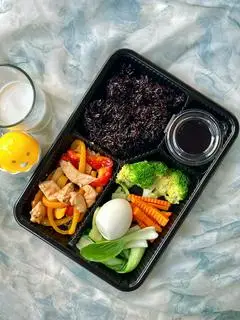 Hình ảnh Power - Cơm gạo Lứt Ức Gà Xào Ớt Chuông