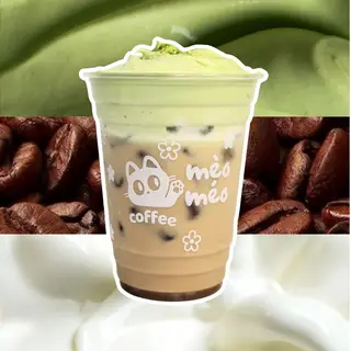Hình ảnh Cà Phê Kem Dẻo Matcha - Mèo Hulk