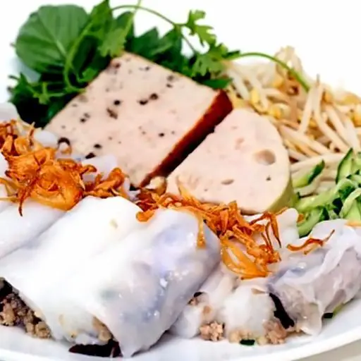 Hình ảnh Bánh Cuốn Nhân Thit Và Chả Lụa