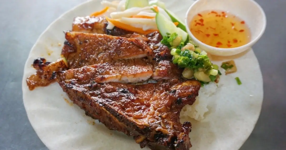Hình ảnh Cơm mix sườn - ba rọi
