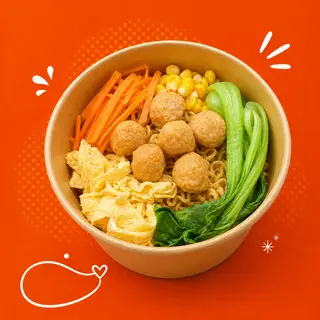 Hình ảnh Mì trộn cá viên