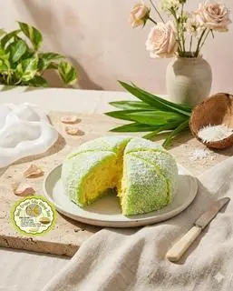 Hình ảnh Bánh Crepe Sầu riêng Phú sỹ dứa - 14cm