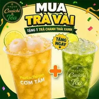 Hình ảnh Mua 1 trà vải Tặng 1 trà thái xanh