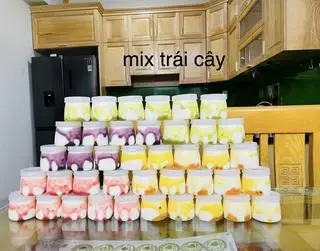 Hình ảnh Sữa chua mix trái cây 120ml