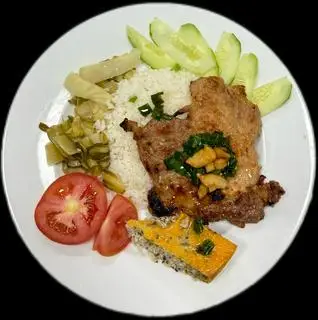 Hình ảnh Cơm sườn chả