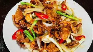 Hình ảnh Khô mực chiên mắm