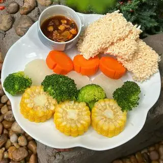 Hình ảnh Kho quẹt cơm cháy rau củ chay