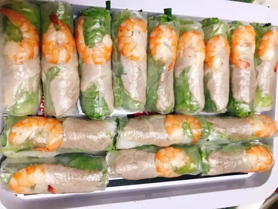 Hình ảnh gỏi cuốn tôm+tai heo ..2 cuốn 