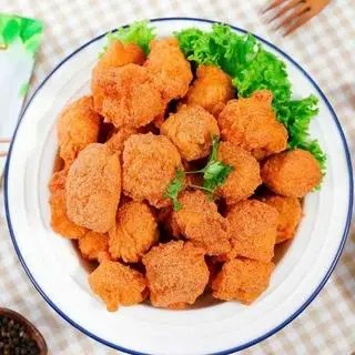 Hình ảnh gà viên lắc phomai