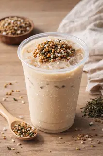 Hình ảnh Trà Sữa Gạo Rang 