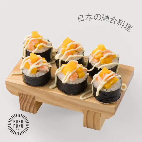 Hình ảnh Cuộn Sushi Tropical Mango Prawn