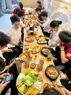 Hình ảnh mỳ cay xúc xích 
