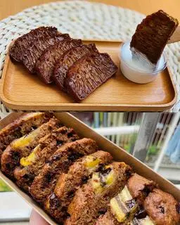 Hình ảnh Combo bánh bò thốt nốt - bánh chuối socola chip