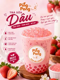 Hình ảnh Trà sữa dâu