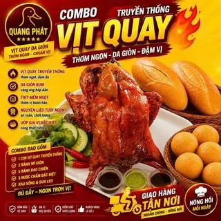 Hình ảnh Vịt Quay Quang Phát Truyền Thống + Nước Chấm Thần Thánh Gia Truyền Siêu Ngon
