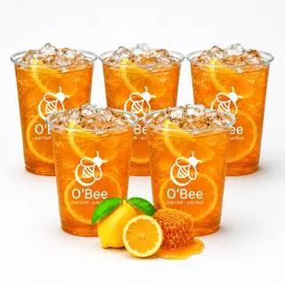 Hình ảnh Combo 5 ly Nước Chanh Vàng Size L 500ml