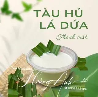 Hình ảnh Tàu hũ Singapore vị lá dứa