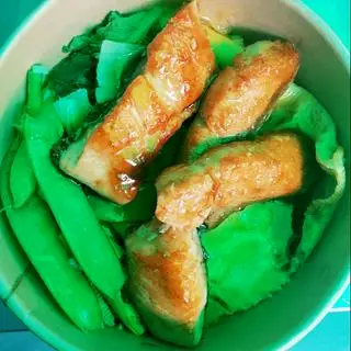 Hình ảnh Cơm trứng phủ cá hồi sốt Teriyaki