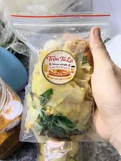 Hình ảnh Bánh tráng muối dừa bơ tỏi