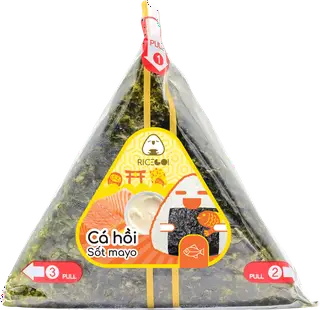 Hình ảnh Cơm Nắm Cá Hồi Sốt Mayo