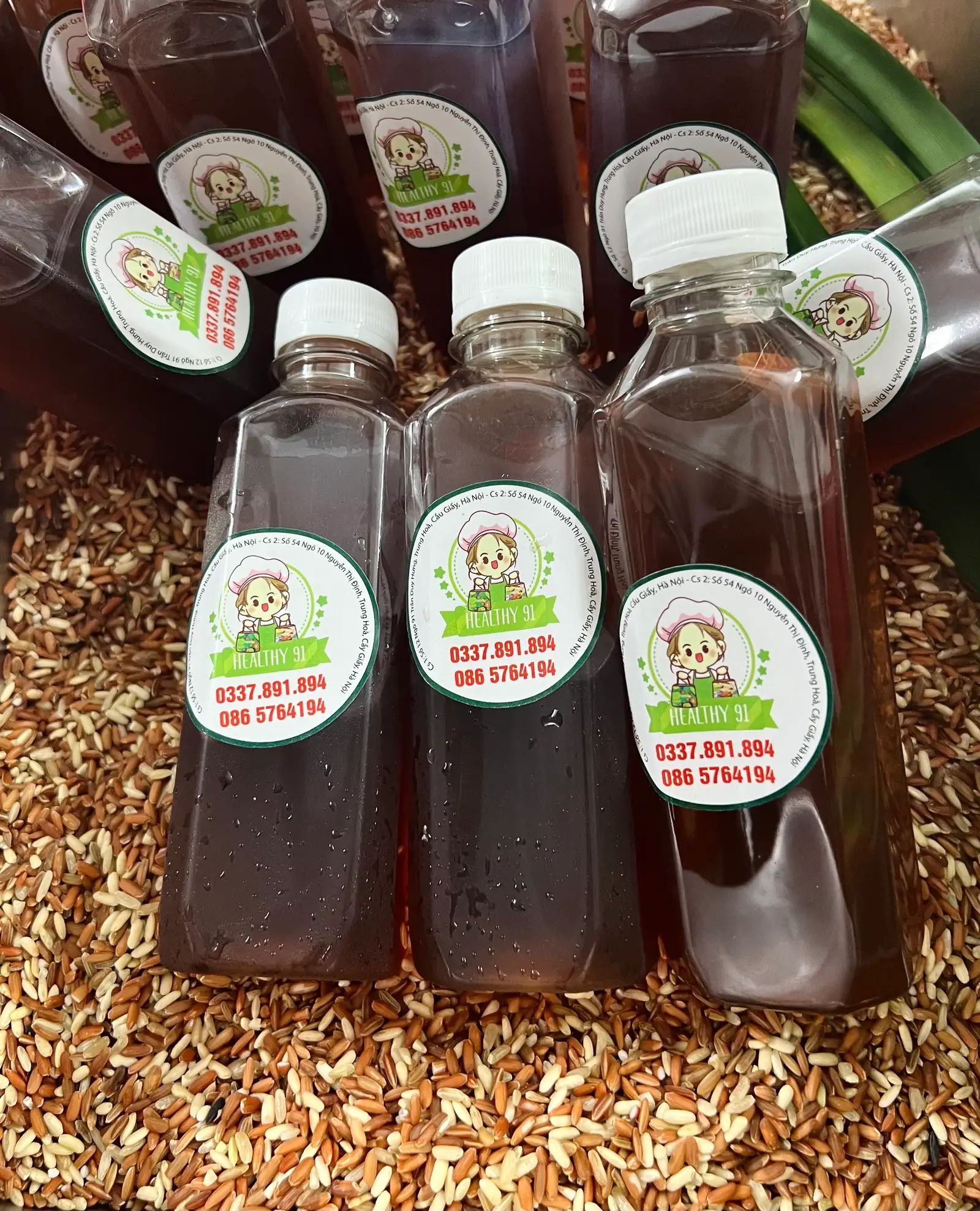 Hình ảnh Trà gạo lứt đỗ đen healthy