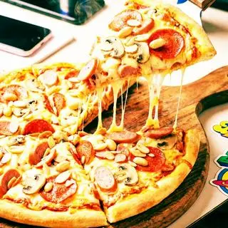 Hình ảnh pizza bò size 20