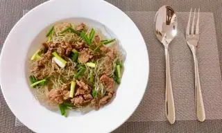 Hình ảnh Miến xào bò rau củ
