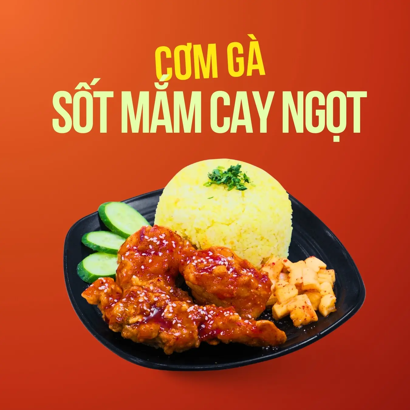 Hình ảnh Cơm Gà Mắm Cay Ngọt