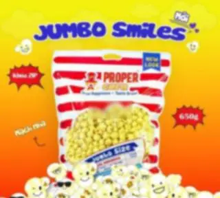Hình ảnh Bắp rang bơ Jumbo Smiles vị Mạch nha
