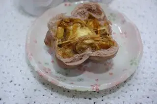 Hình ảnh Bánh Bao Chay Gạo Lứt - Nhân Nấm Bát Bảo Phô Mai