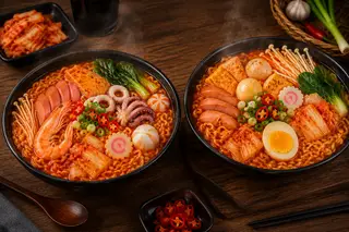 Hình ảnh 2 Mì hải sản + 2 Coca