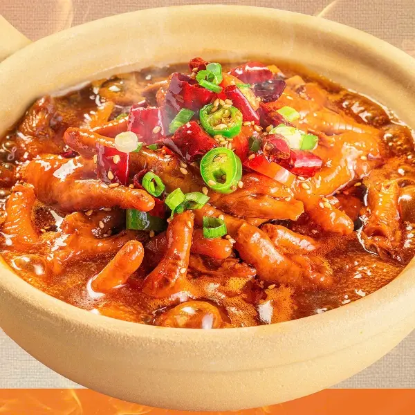 Hình ảnh Chân gà sốt cay - Braised chicken feet