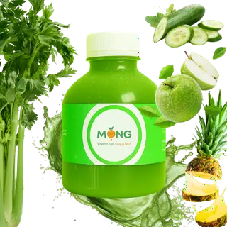 Hình ảnh "Thần dược" xanh cho cơ thể - Nước ép CẦN TÂY x TÁO XANH, DƯA LEO, THƠM