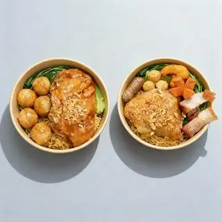 Hình ảnh Combo Mì Trộn Péo Pẹo + Mì Trộn Gà Mắm Tỏi