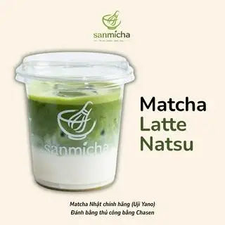 Hình ảnh Matcha Latte _ Natsu _ 500ml _ Sanmicha